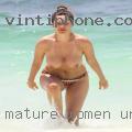 Mature women undress